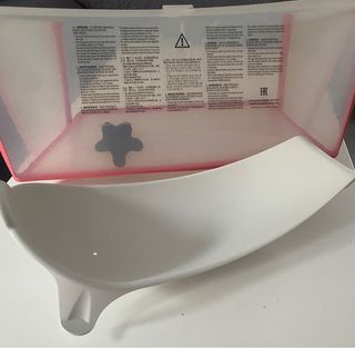 Bañera stokke rosa y reductor de stokke