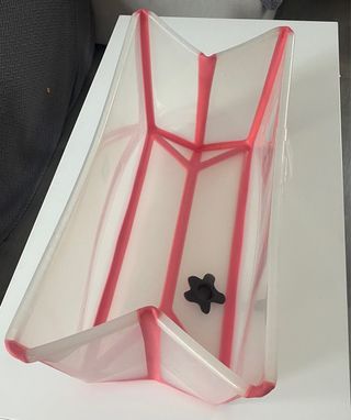 Bañera stokke rosa y reductor de stokke