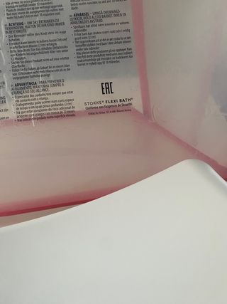 Bañera stokke rosa y reductor de stokke