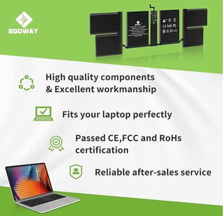Batería Egway para MacBook Pro de 16" ¡A ESTRENAR!