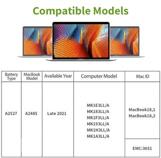 Batería Egway para MacBook Pro de 16" ¡A ESTRENAR!