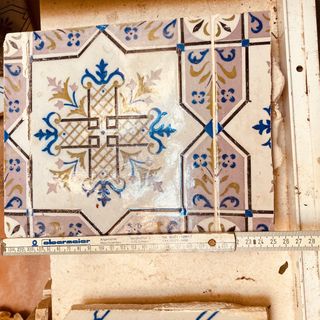 Azulejo ceramica mallorquina 1900