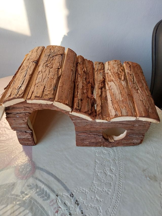 Casita madera para mascota