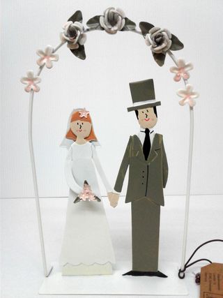Nuovo Cake Topper coppia di sposi matrimonio