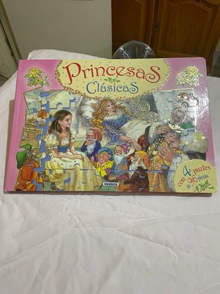 libro de puzzles de princesas disney