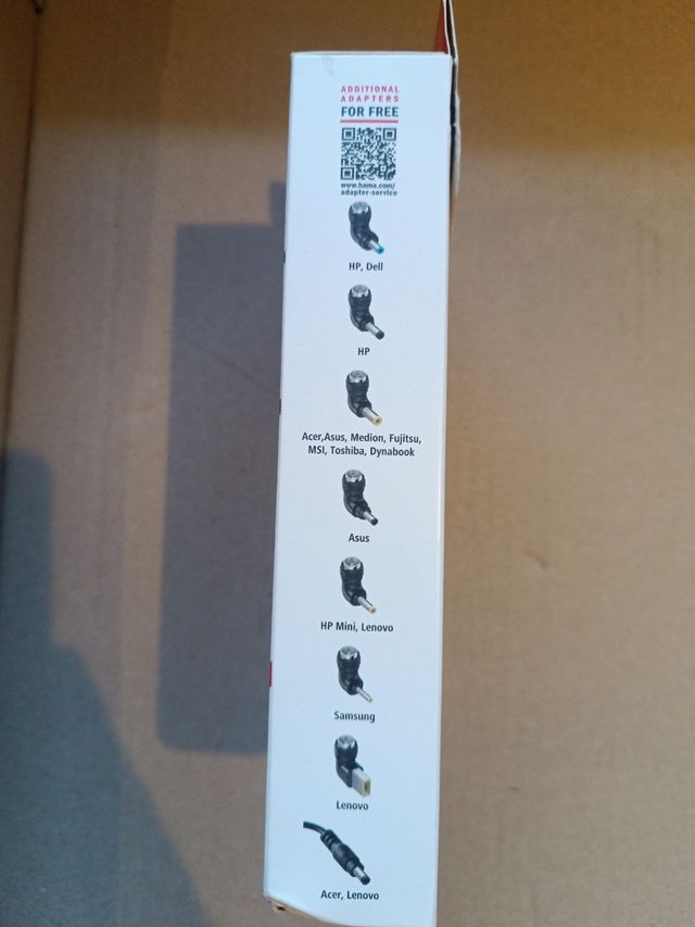 CAEGADOR UNIVERSAL PORTATIL HAMA 65 W