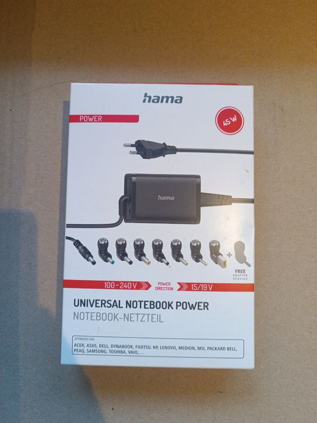 CARGADOR PORTATIL UNIVERSAL HAMA 45 W