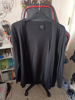 Chaqueta de lana negra