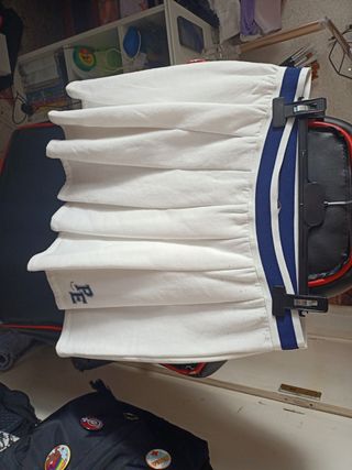 Pantalón campana de cuero sintético 