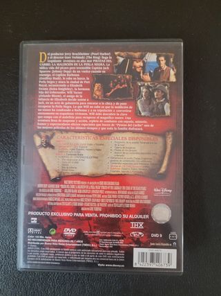 DVD Piratas del Caribe: La maldición de l Perla***
