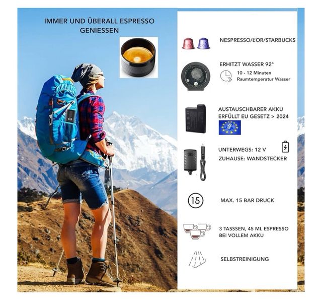 Macchina caffe espresso portatile 