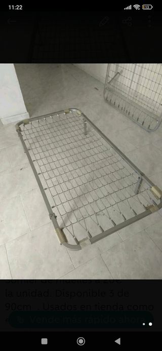 Somier barato de muelles, cama pequeña