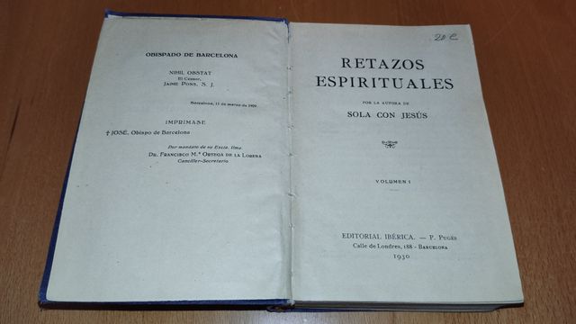 Patches Espirituais. Livro Religioso Antigo