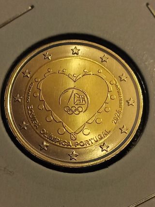 2 EUROS-EQUIPO OLIMPICO PORTUGAL 2024-