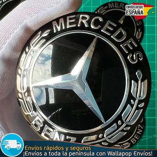 X4 Emblemas Mercedes Benz 60mm Pegatinas Tapacubos