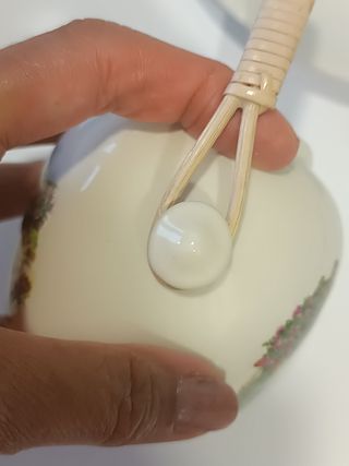 Conjunto ingles plato y tarro