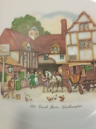 Conjunto ingles plato y tarro