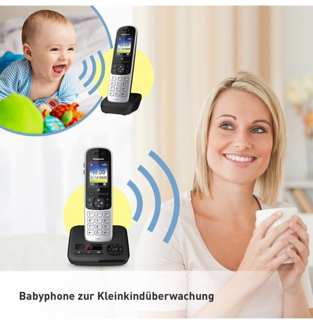 Panasonic Teléfono inalámbrico KX-TGH723GS 