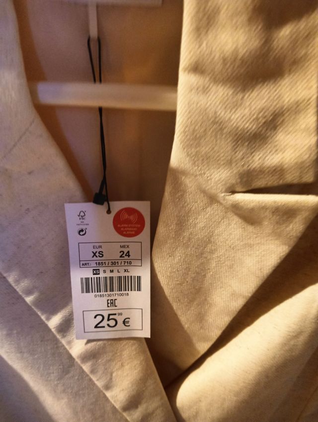 Vestido/ chaleco largo nuevo con etiquet