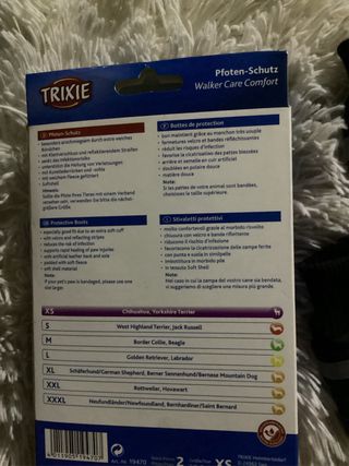 4 botas protectoras para patas de perro