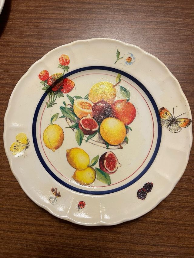 Piatto decorato