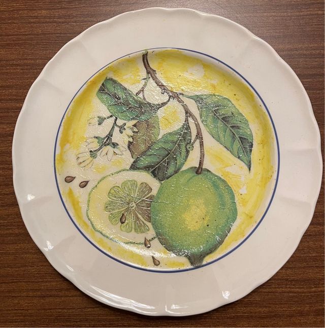 Piatto decorato