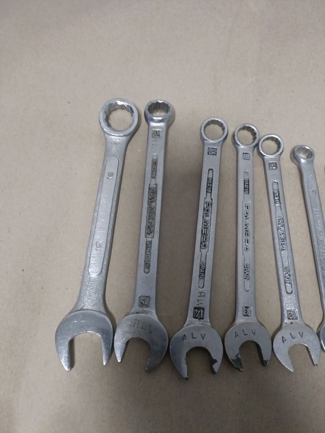 Lote 10 laves combinadas...6-15mm