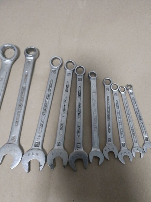 Lote 10 laves combinadas...6-15mm