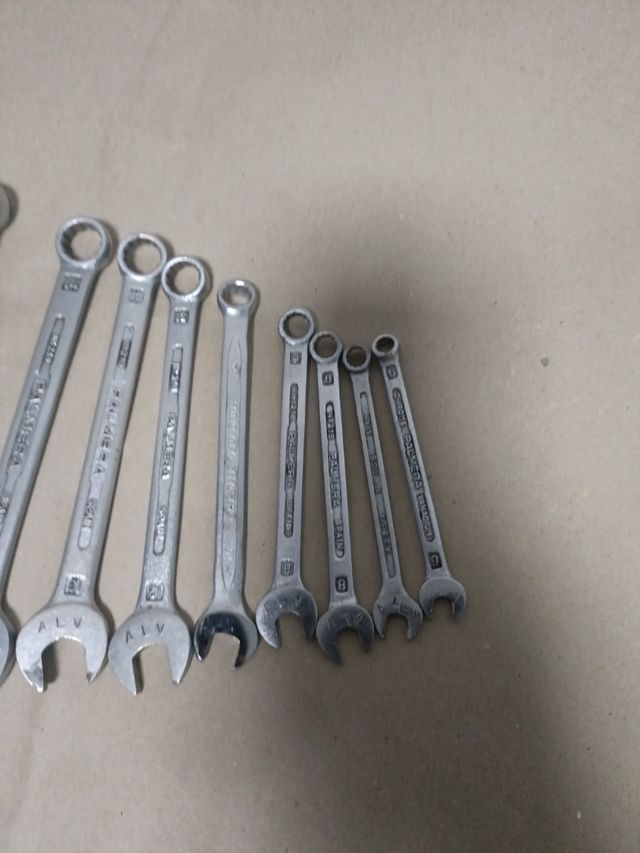 Lote 10 laves combinadas...6-15mm