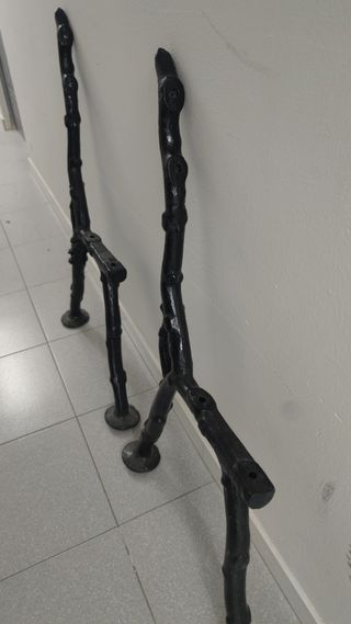 Patas hierro fundido banco de jardín 