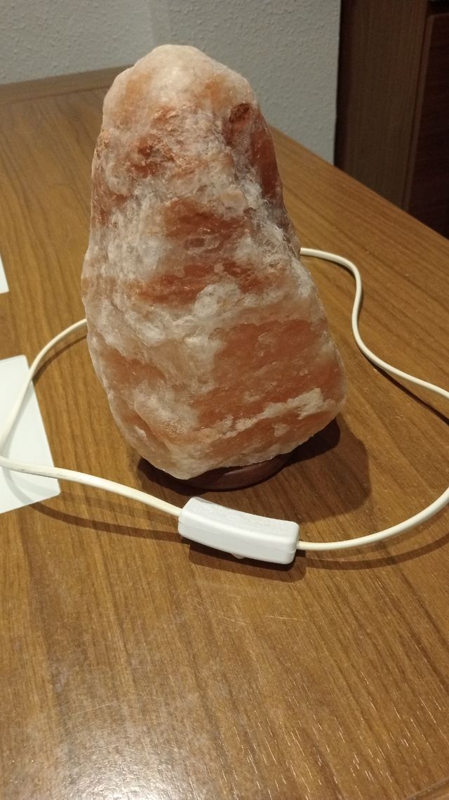 Lampara de sal del Himalaya