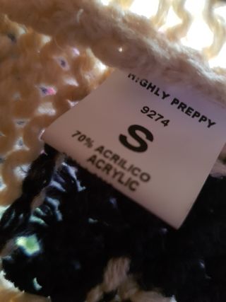 Chaleco Highly Preppy talla S amplia