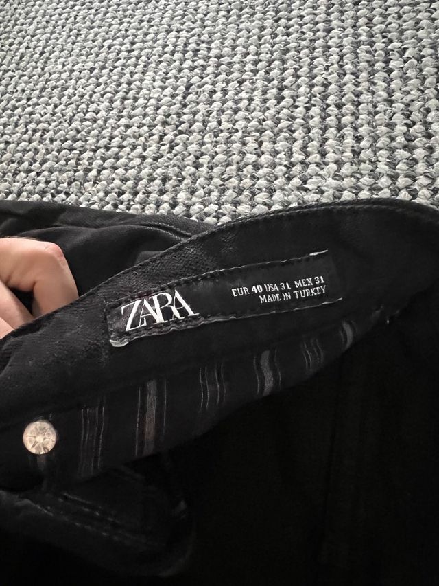 Calça de Cerimónia Preta Homem