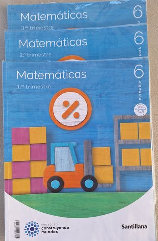 Libros de texto de 6° primaria.