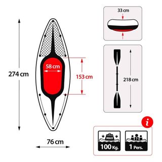 Kayak intex challenger k1