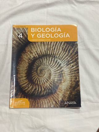 Biología y Geología 4 ESO Anaya
