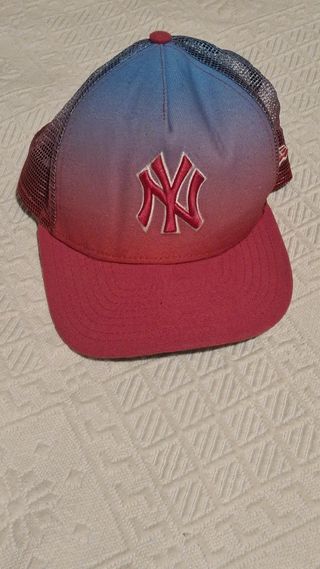 Gorra New York New Era Rosa y azul
