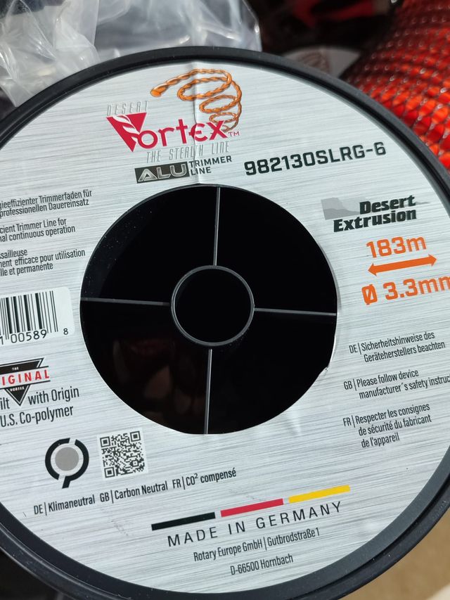 Fio Vortex para motorroçadoras