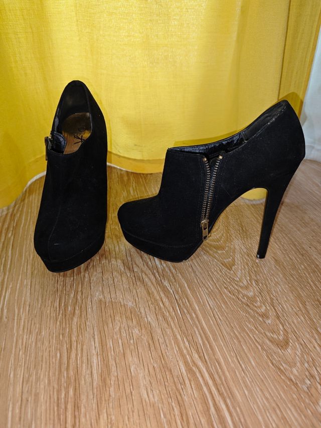 Botas tacón negras