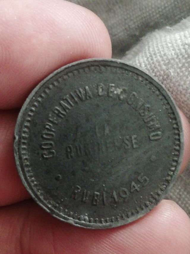 1 peseta 1945 Rubi