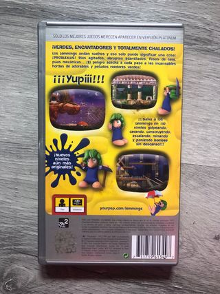 Juego psp Lemmings