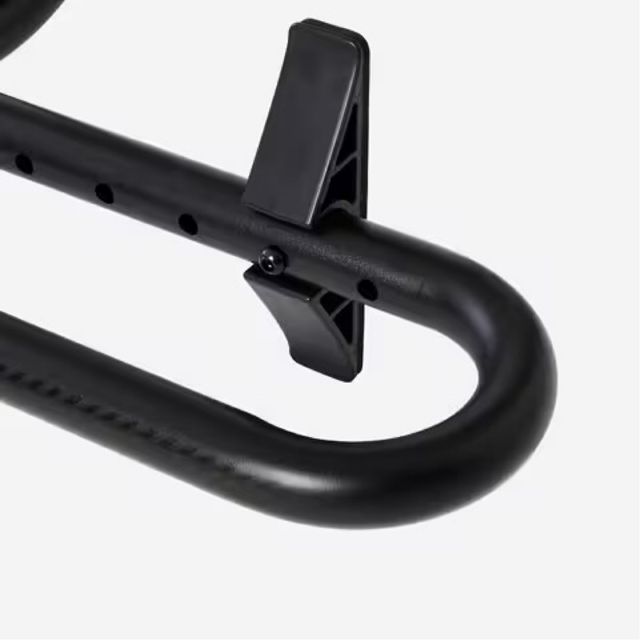 Barra musculación puerta sin taladro Decathlon. 