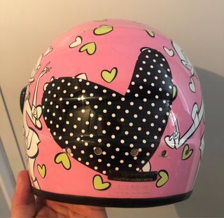 Casco moto Niña