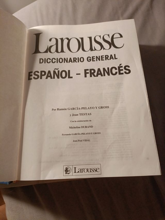 GRAN LAROUSSE español/ francés