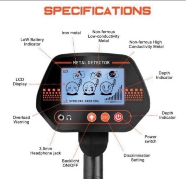 2 Detectores de metales nuevos