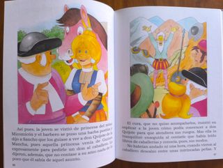 Libro infantil. Don Quijote de la Mancha