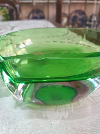 Posacenere cristallo no murano vintage 