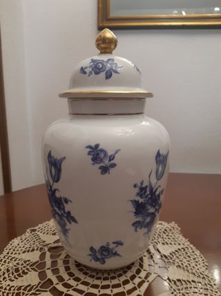 Tibor jarrón de porcelana vintage