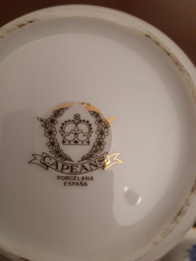 Tibor jarrón de porcelana vintage