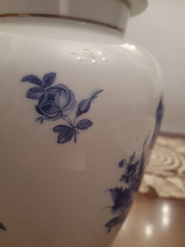 Tibor jarrón de porcelana vintage
